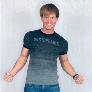 Express Men, Graphic Tee, Black, Size Small